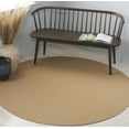thumbnail image 2 of SAFAVIEH Braided Rishika Solid Machine Washable Reversible Area Rug, Beige/Tan, 6' x 6' Round, 2 of 11