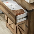 thumbnail image 5 of Furmax Modern Farmhouse Storage Cabinet, Wood Kitchen Buffet Sideboard with Drawer and Shelf, Coffee, 5 of 8