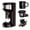 balck, variant on Compact Single Serve Coffee Maker - Brews and Ground Coffee, 6-14oz Reservoir, Space-Saving Design for Home or Office - Perfect for Small Kitchens