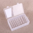 thumbnail image 6 of Clear Thread Spool Box 42 Spools Thread Spool Organizers Thread Bobbin Storage Case for Small Large Sewing Thread Spool, 6 of 8