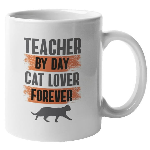 Teacher Cat Lover Coffee & Tea Gift Mug (11oz)