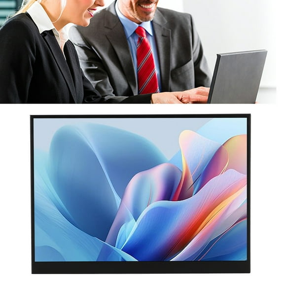11inch Portable Monitor, 2160x1440 IPS Screen Portable Laptop Monitor, Eye Care External Screen with Dual Speakers, Type C Port 3.5mm Port, External Monitor for Laptop PC Phone