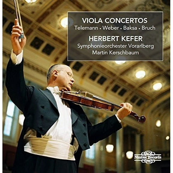Baksa / Bruch / Kefer / Kerschbaum - Telemann Weber Baska & Bruch: Viola Concertos - Music & Performance - CD