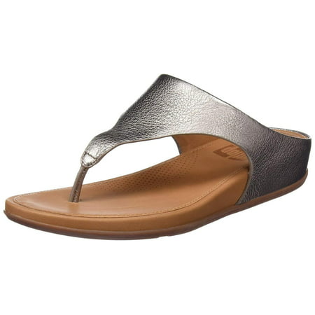 Fitflop - fitflop trade; womens banda leather toe-thong sandals pale ...