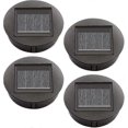 thumbnail image 1 of 4 Pieces Replacement Solar Lights With Led Bulbs, Solar Top Lights Replacement, Led Solar Panel Lantern Cover For Outdoor Hanging Garden Lantern Qyroa, 1 of 5