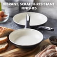 thumbnail image 4 of GreenPan Rio Healthy Ceramic Nonstick, Frypan Set, 8" and 10", Black, 4 of 5