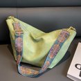 thumbnail image 2 of Bolsos Piel Cera Aceite Bolso Bandolera Correa Ajustable Informal para Fin Semana, 2 of 8