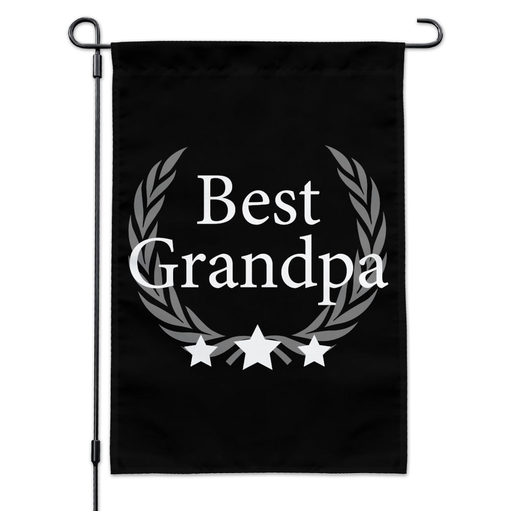 Best Grandpa Award Garden Yard Flag