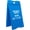 Blue, variant on A-Frame Signboard 22” x 28” Display Surface – Large Outdoor Sandwich Board w/Weather Resistant PVC Sign Protector & Sand Fill Holes – Dual Signage Stand for Storefront Sidewalk Curb (Red)