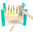 thumbnail image 3 of Educational Toy for 6 years old Wooden Nailing Table Early Cognitive Toy, 3 of 8