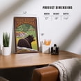 thumbnail image 4 of Blue Ridge, Georgia, Bear in Forest (12x18 Aluminum Art, Indoor Outdoor Metal Sign Decor), 4 of 5