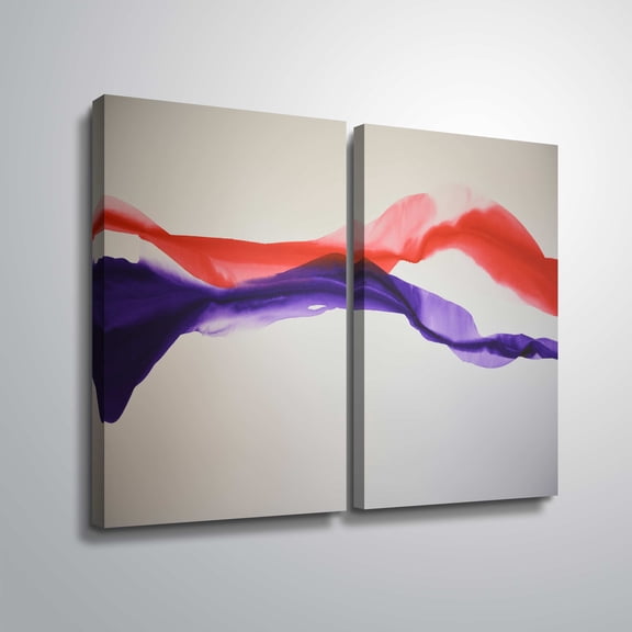 Artwall Gates of Love, 2 Piece Gallery Wrapped Canvas Set by Patricia Coulter