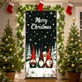 thumbnail image 6 of KeirineCC Merry Christmas Door Cover Snowman Winter Door Cover For Holiday Decoration 35 X 71 Inches Snowman Banner Photo Background Door Decoration Home Party Decoration Supplies,#B, 6 of 7