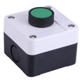 thumbnail image 1 of Herwey Weatherproof Green Push Button Switch One Button Control Box for Gate Opener,Push Button Switch, Switch Box, 1 of 5