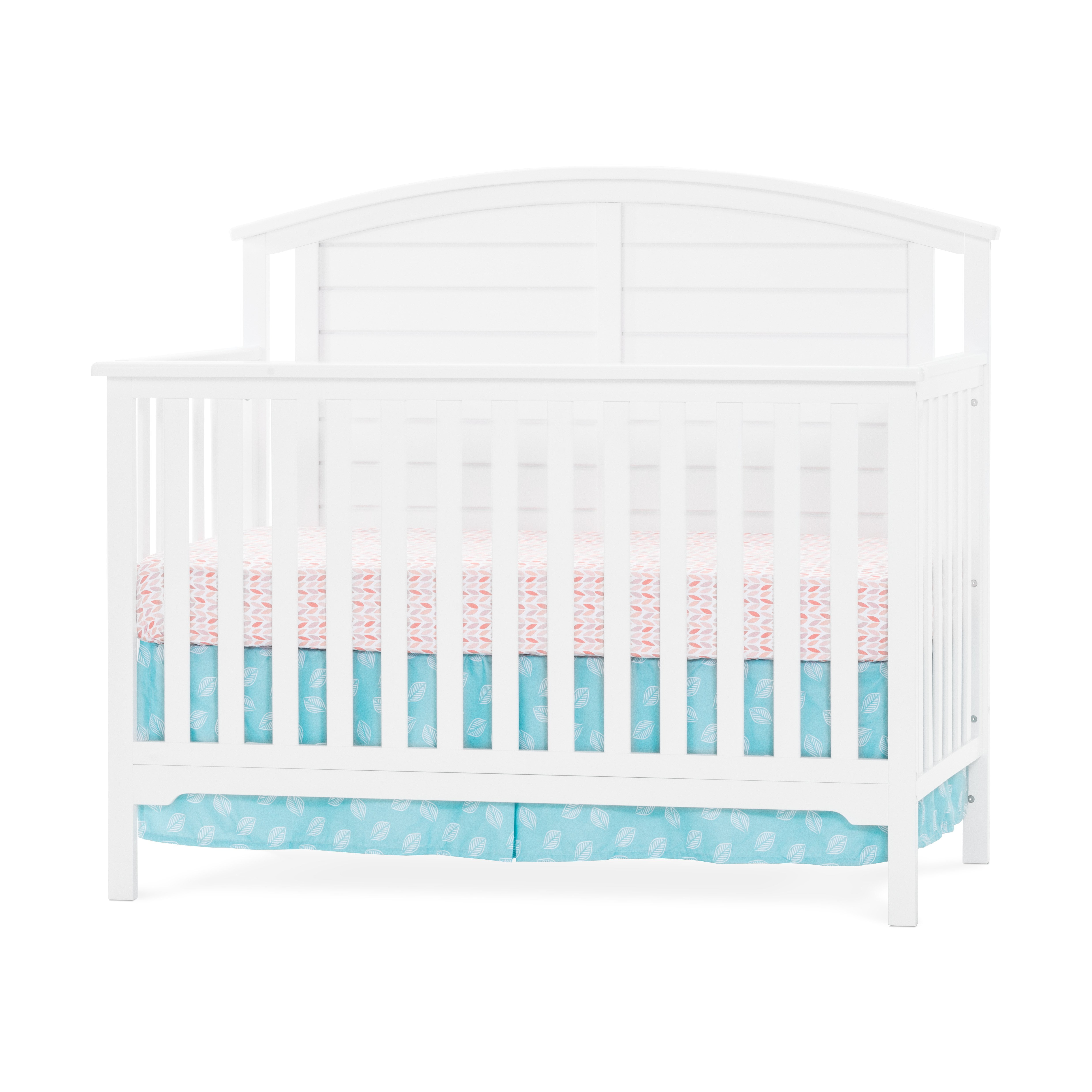 Forever Eclectic Hampton Flat-Top 4-in-1 Convertible Baby Crib 