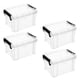 thumbnail image 4 of ColoMX Caja de almacenamiento de herramientas de 4pcs Organizador de almacenamiento de plástico Caja de almacenamiento multifuncional, 4 of 7