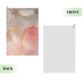 thumbnail image 2 of Lsque Abstract Marble Texture Premium Golf Towel - Ultra Absorbent and Quick Drying Microfiber Towel with Carabiner - Gift for Men -24" X 16", 2 of 8