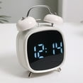 thumbnail image 4 of Desk Clock Adjustment Light Heavy Sleeper Digital Alarm Clock Progressive Sound With Twin Bells Alarm Clock, 4 of 9