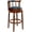 Navy, variant on Aulife Bar Stools Genuine Leather Counter Height barstool Wooden Swivel kitchen Stool with Footrest for Kitchen Dining Room(brown seat, Counter-29.5" seat height)