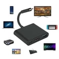 thumbnail image 1 of Adaptador HDMI 1080p 4K para USB-C, convertidor HDMI, concentrador tipo C, adaptador HDMI para conmutador USB-C., 1 of 5