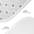 thumbnail image 5 of Ultra Soft Bathroom Rug And Mat Set, 2 Piece Ethnic Colorful Doodle Texture Bath Mat And U-Shaped Toilet Rug, Absorbent Non Slip Bathroom Rugs Fit Under Door For Summer Using, 5 of 6