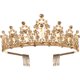 thumbnail image 1 of KAKOWELY Corona de boda, tiara nupcial con diamantes de imitación, corona de fiesta, corona brillante, corona de compromiso, 1 of 4