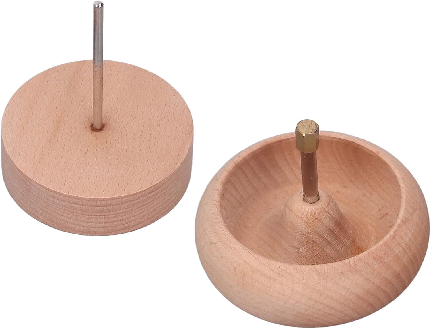Beading Turning Bowl 10cm Wooden Bead Spinner for Jewelry Making with Quick and Easy Beading Tool Suitable for Beginners and Professionals for Bracelets Necklaces Crafting