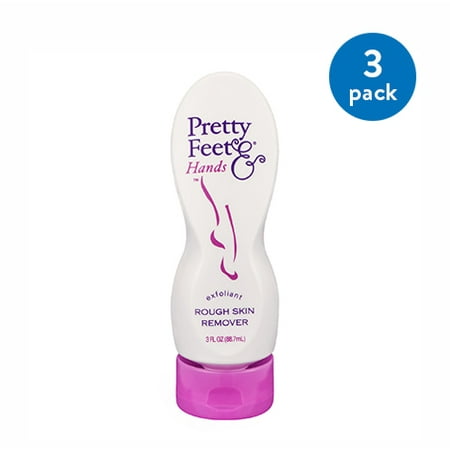 (3 Pack) Pretty Feet & Hands Rough Skin Remover, 3