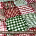 thumbnail image 3 of JCS Perfect Green 5 Mini Buffalo Plaid Homespun Cotton Fabric Sold by the Yard, 3 of 4