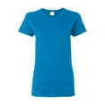 thumbnail image 2 of Gildan - Heavy Cotton Womenâ€™s T-Shirt - 5000L - Sapphire - Size: L, 2 of 3