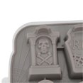 thumbnail image 3 of Ice Mold 6 Grid Gray Silica Gel Horror Tombstone Modeling Easy Clean Halloween Cake Molds, 3 of 5