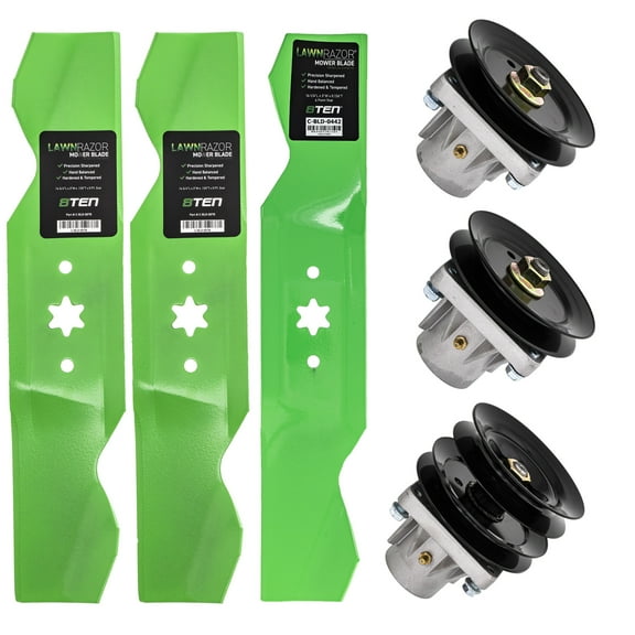 8TEN Blade Spindle Kit for MTD White Outdoor GT180 GT185 918-0117B 46-inch Deck MK1009676