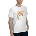 thumbnail image 2 of Colorful Dolphin T-Shirt for Men Cotton 100% Summer Tops Women Fashion Casual Short Sleeves Round Collar Short-Sleeve Couple Top Tees, 2 of 6