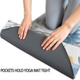 thumbnail image 3 of Pioneer Flower Floral Print Pattern Hot Yoga Mat Towel Non Slip for Hot Yoga - Quick-Drying Yoga Mat Cover with 4 Corner Pockets with Travel Bag - Hot Yoga Towel Non Slip 70"x26", 3 of 6