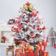 thumbnail image 5 of xihome Arreglo floral navideño de ginkgo con bayas de plstico, flores artificiales, caja de regalo, decoracin para centro de mesa navideño y escena de fiesta., 5 of 6