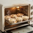thumbnail image 4 of Beforeyayn White Cupcake Liners with Colored Sprinkles, Scalloped Edge Baking Cups, Greaseproof Muffin Parchment Paper, Standard Size for Oven, Microwave, Air Fryer, Bulk Pack, 4 of 6