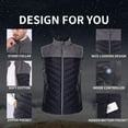 thumbnail image 4 of Heated Vest for with Battery Pack Included, Lightweight Warming Electric Heated Jacket, 4 of 6