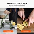 thumbnail image 4 of VEVOR Cortador de papas fritas de acero inoxidable Cortador de verduras y patatas Picador 3 cuchillas, 4 of 9