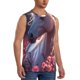 thumbnail image 2 of Balery Flower White Horse Camisetas sin mangas para hombre, absorbe la humedad y protege contra el mal olor.-Large, 2 of 7