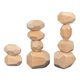 thumbnail image 1 of Apilador de , Piedras Apilables de para , Juguetes Educativos Montessori, Bloques de Construcción para Bebés , 10 piezas de madera SM SunniMix piedras apilables, 1 of 8