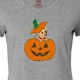 thumbnail image 4 of Inktastic Halloween Chihuahua Pumpkin Women's T-Shirt, 4 of 5