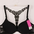 thumbnail image 4 of Women's Plus-Size Lace Perspective Bra Underwired See Through Sheer Bra Mesh Unlined Sexy Floral Lace Bralettes Plus Size, 4 of 6