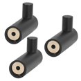 thumbnail image 4 of Bath Towel Hooks, Towel Hooks 3pcs Matte Black Multipurpose  For Kitchen Matte Black, 4 of 8