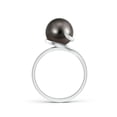 thumbnail image 2 of ANGARA Tahitian Cultured Pearl Ring with Spiral Metal Loop in 14K White Gold for Women | June Birthstone, Birthday, Anniversary, Jewelry Gift for Women | Pearl Ring, 2 of 8