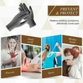 thumbnail image 3 of Gants de Compression pour l'Arthrite à Doigts Complets, Chaleur et Compression, Gants de Compression Gris avec Support pour Poignet et Tunnel Carpien, 3 of 5