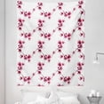 thumbnail image 1 of East Tapestry, Watercolors Petal Flower Oriental Native Floral Pattern with Twigs, Fabric Wall Hanging Decor for Bedroom Living Room Dorm, 5 Sizes, Fuchsia White, by Ambesonne, 1 of 1