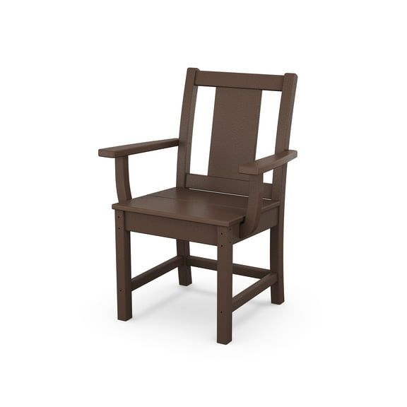 POLYWOOD® Prairie Dining Arm Chair in Mahogany
