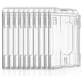 thumbnail image 1 of Paquete de 10 tarjeteros de identificación QUANZHOUTIANDI plástico duro vertical Para 2 tarjetas, 1 of 4