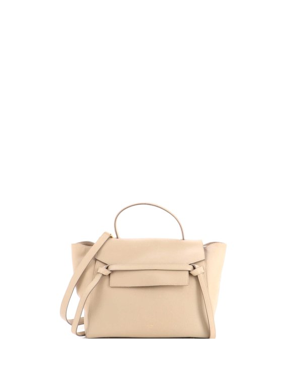 Pre-Owned Belt Bag Textured Leather Mini By Rebag