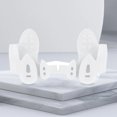 thumbnail image 1 of 1 par de espaciadores ortopédicos Hallux Valgus de 3 orificios Corrector de dedo en martillo suave elástico, 1 of 6